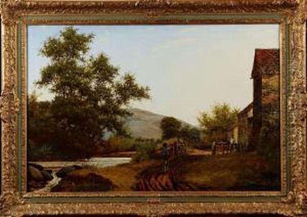 Avskedet Oil Painting by Sir Lawrence Alma-Tadema
