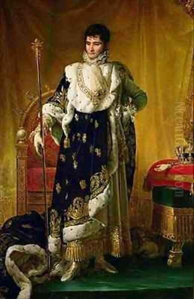 Portrait of Jerome Bonaparte 1784-1860 King of Westphalia Oil Painting by Baron Francois Gerard