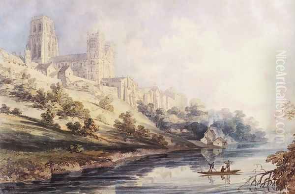 Durham Cathedral and Castle by Thomas Girtin