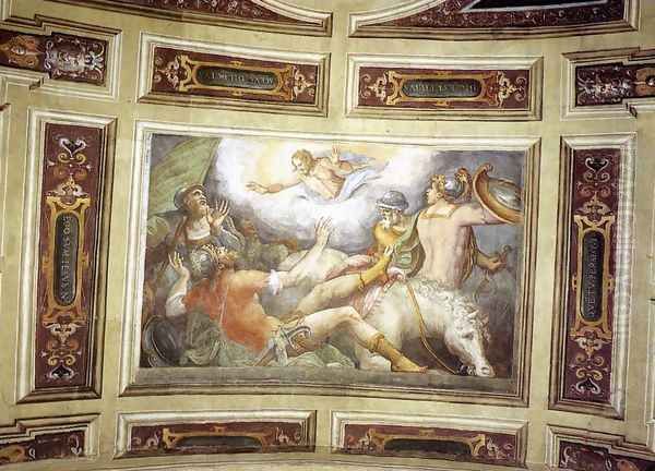Conversion of St Paul 1555 Oil Painting by Cristofano Gherardi