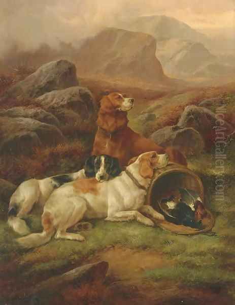 The Day's Bag 2 Oil Painting by John Gifford