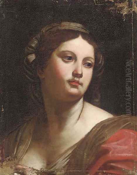 A sibyl Oil Painting by Orazio Gentileschi