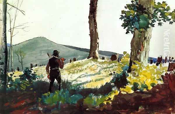 The Pioneer Oil Painting by Winslow Homer