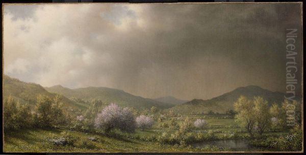 April Showers Oil Painting by Martin Johnson Heade