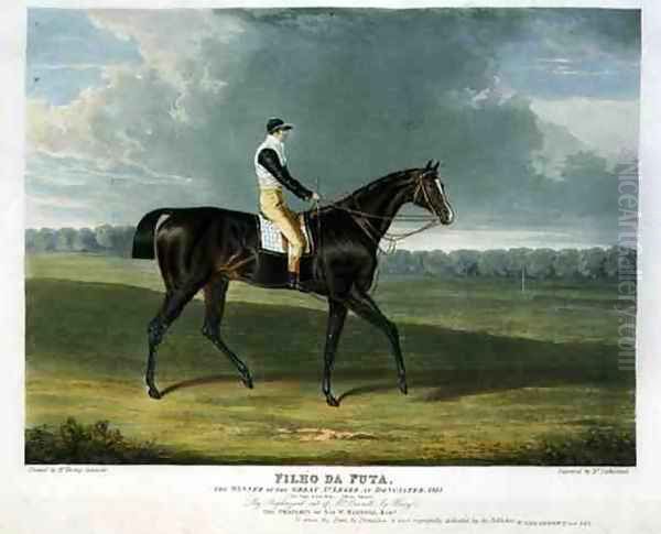 'Filho da Puta', the Winner of the Great St. Leger at Doncaster, 1815 Oil Painting by John Frederick Herring Snr