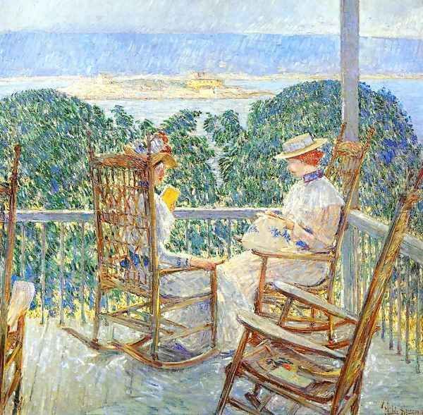 Ten Pound Island Oil Painting by Childe Hassam