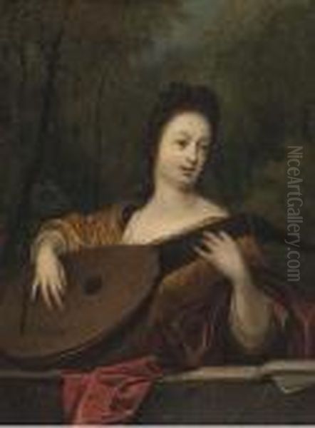 Portait Of A Lady Oil Painting by Ludolf Backhuysen