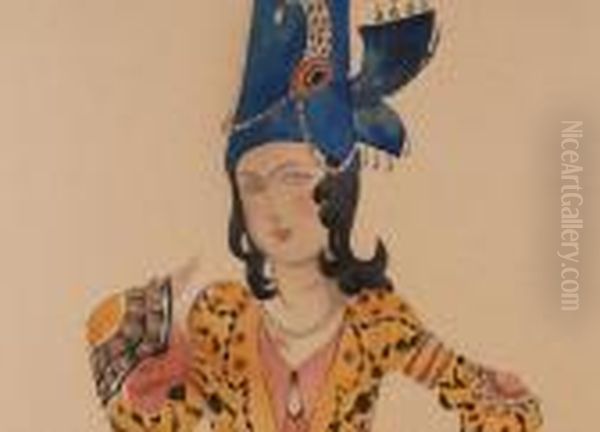 Orient Oil Painting by Lev Samoilovich Bakst