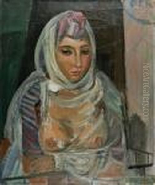 Filled'alger Oil Painting by Maurice Barraud