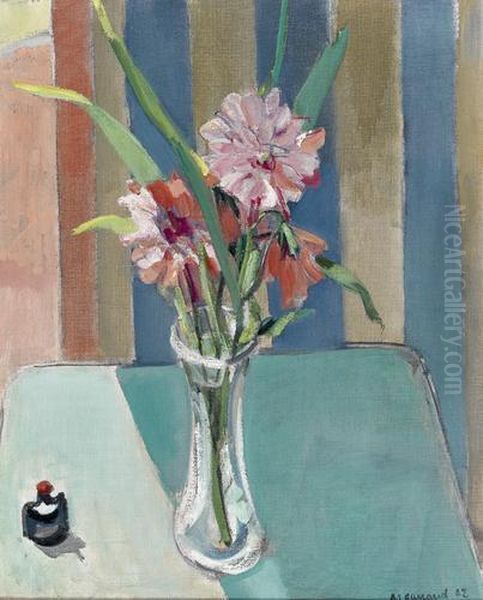 Le Bouquet Rose Oil Painting by Maurice Barraud