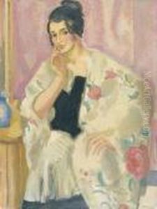 Portrait De Mme Fley.