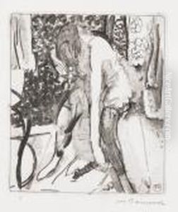 Femme Qui S'habille. Femme Qui S'habille.