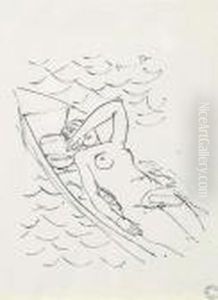 Femme Dans Un Bateau