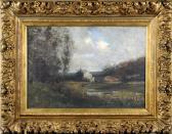 Le Rouge Cloitre Oil Painting by Alfred Bastien