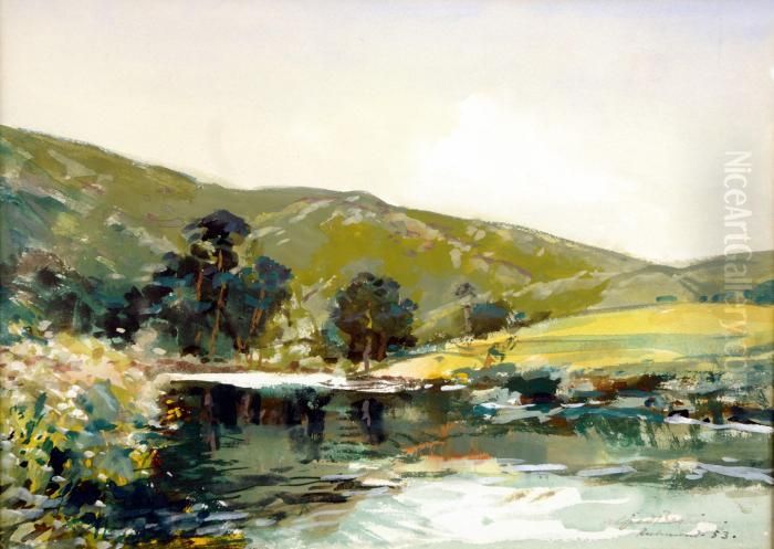 Paysage Oil Painting by Alfred Bastien