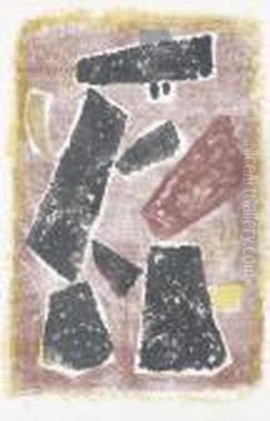 Souvenir D'espagne. Oil Painting by Willi Baumeister