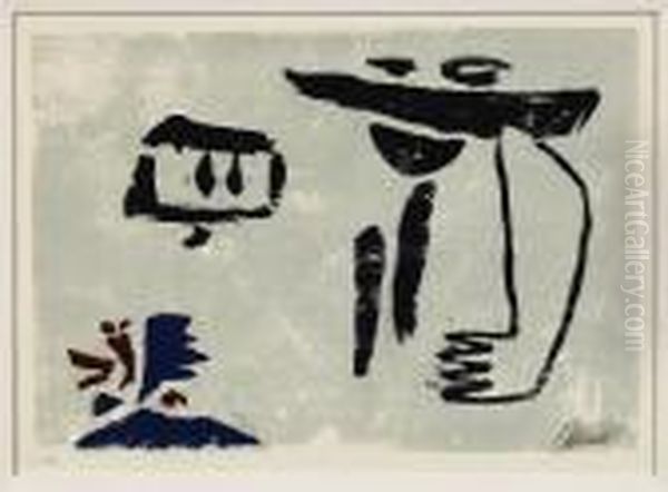 Faust-thema Oil Painting by Willi Baumeister