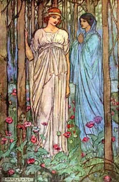 A Dream of Fair Women Oil Painting by Emma Florence Harrison
