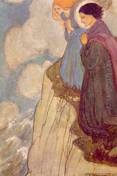 Repining Oil Painting by Emma Florence Harrison