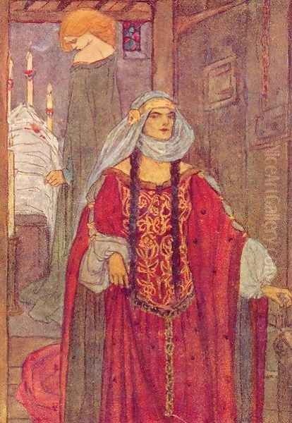 Sister Maude Oil Painting by Emma Florence Harrison