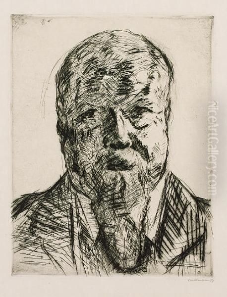 Geheimrat Robert (hoffmaier 66) Oil Painting by Max Beckmann