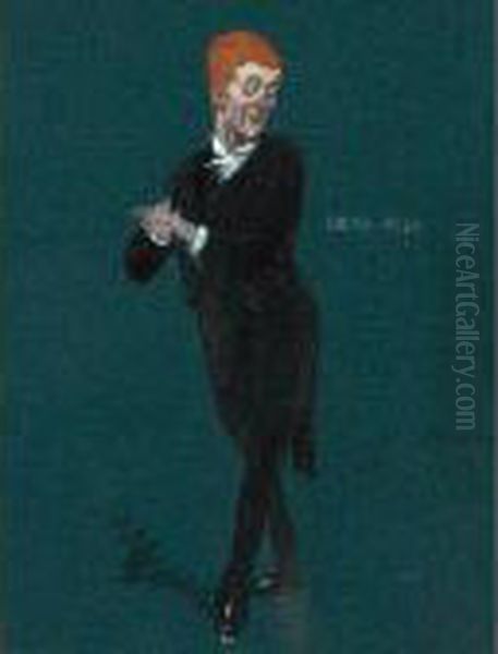 Uriah Heep Oil Painting by Frederic Marlett Bell-Smith