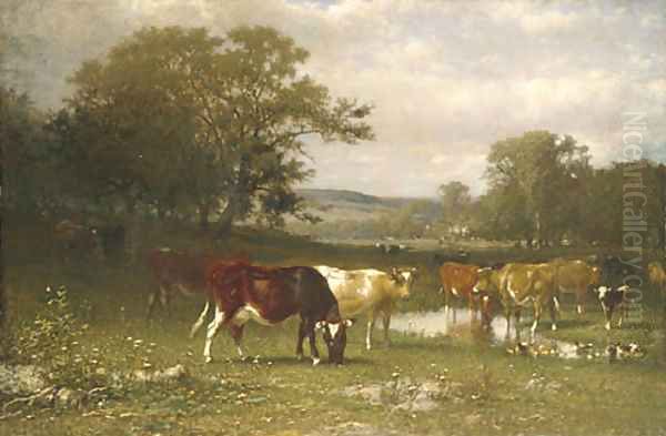 From Shifting Shade Oil Painting by James McDougal Hart
