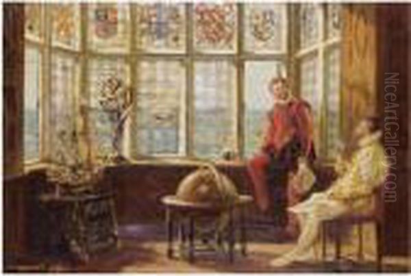 To The Next Adventure Oil Painting by Frank Moss Bennett