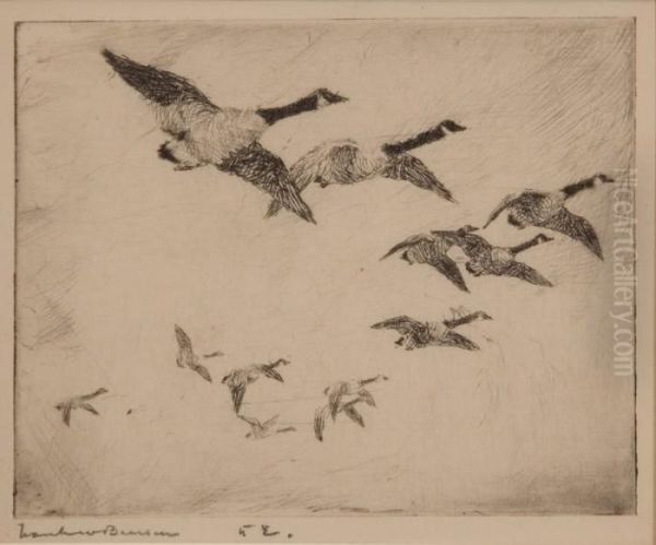 In The Clouds Oil Painting by Frank Weston Benson