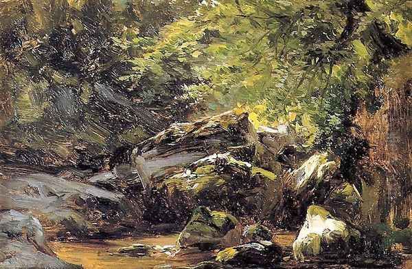 Peñas 2 Oil Painting by Carlos de Haes