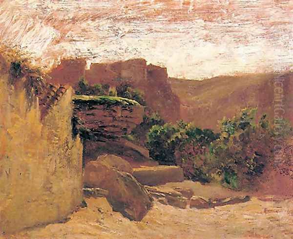 Nuévalos 2 Oil Painting by Carlos de Haes