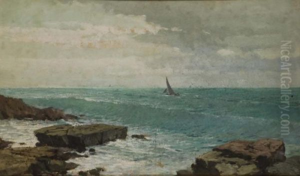 Veduta Costiera Oil Painting by Cesare Bentivoglio