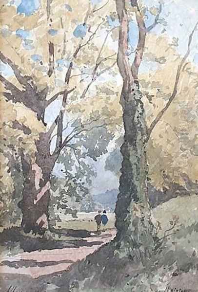 Ami de Maintenon Oil Painting by Henri-Joseph Harpignies