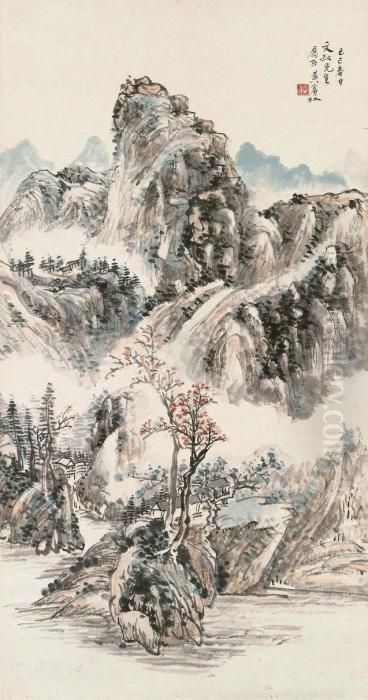 Landscape Oil Painting by Huang Binhong