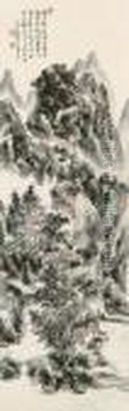 Landscape Oil Painting by Huang Binhong