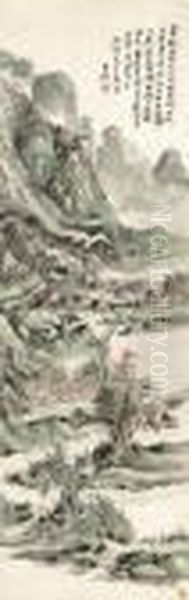 Landscape Oil Painting by Huang Binhong