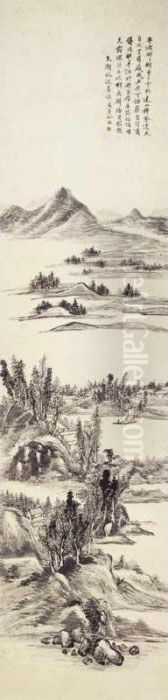 Landscape Oil Painting by Huang Binhong