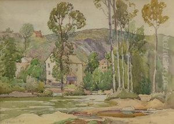 Herrison, France Oil Painting by Samuel John Lamorna Birch