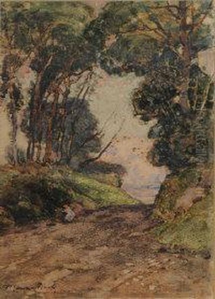 Lamorna Valley Oil Painting by Samuel John Lamorna Birch