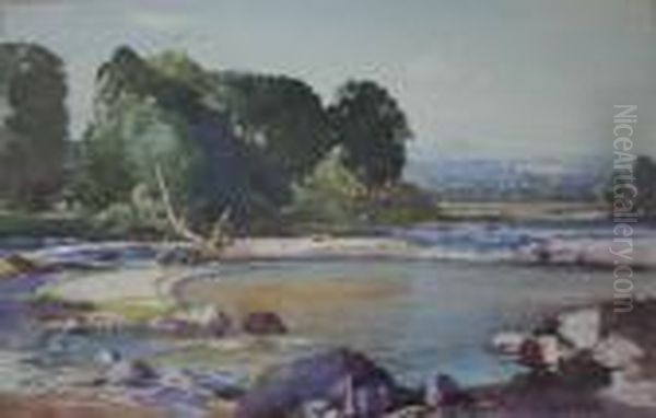 Birch,
Ra Oil Painting by Samuel John Lamorna Birch