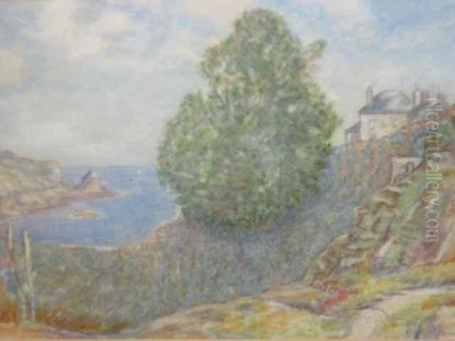 My House Oil Painting by Samuel John Lamorna Birch