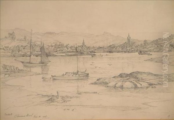 Tarbert Oil Painting by Samuel John Lamorna Birch