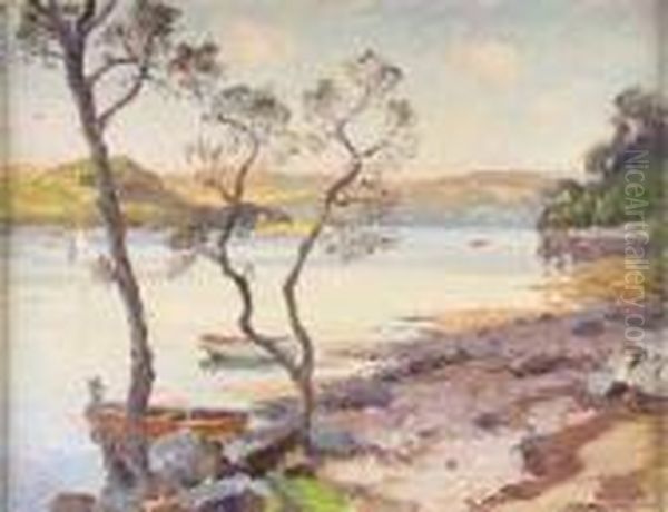 Ormidale, The Fringe Of Loch Riddon Oil Painting by Samuel John Lamorna Birch