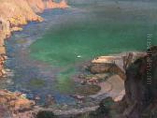 Lamorna Cove Oil Painting by Samuel John Lamorna Birch