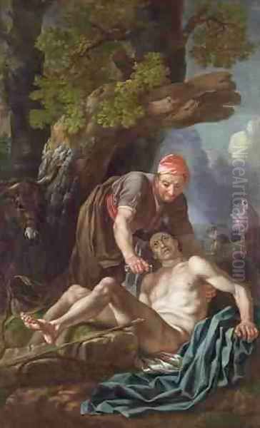The Good Samaritan Oil Painting by Francis Hayman