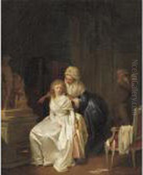 Conseils Maternels Oil Painting by Louis Leopold Boilly