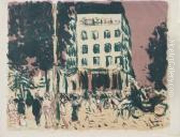 Les Boulevards Oil Painting by Pierre Bonnard