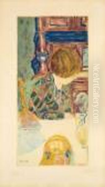 La Femme Au Chien Oil Painting by Pierre Bonnard