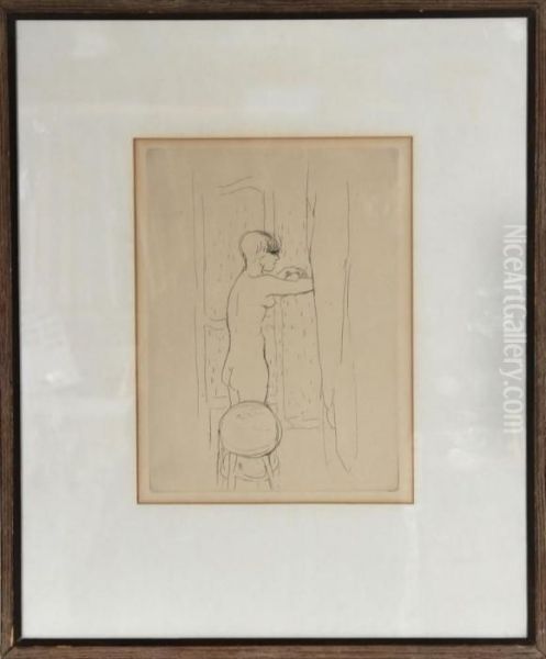 Toilette Oil Painting by Pierre Bonnard