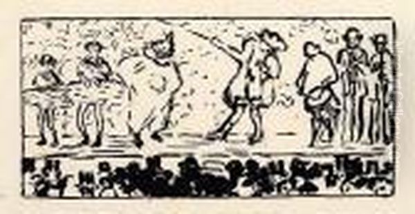 Petites Scenes Familieres Oil Painting by Pierre Bonnard